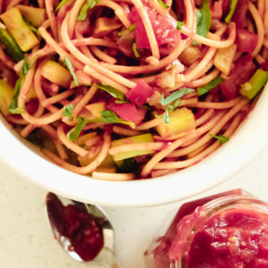 Garden Vegetable Bucatini Recipe